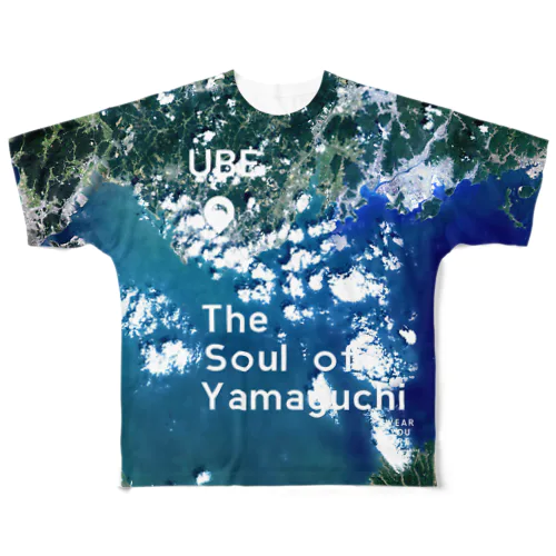 山口県 宇部市 Tシャツ 両面 All-Over Print T-Shirt