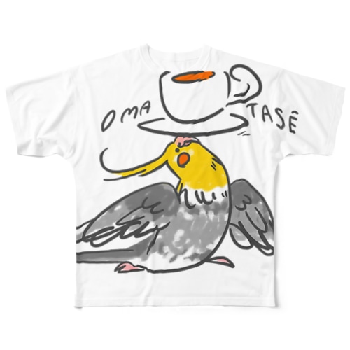 おまたせ All-Over Print T-Shirt