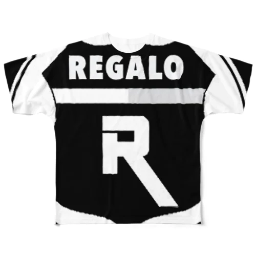 REGALO  Rロゴ All-Over Print T-Shirt