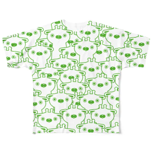 密集きりん All-Over Print T-Shirt