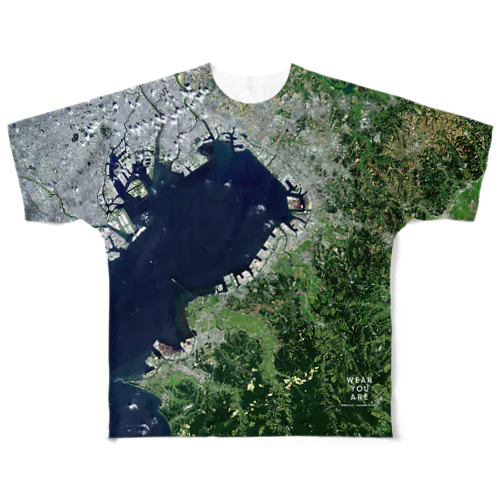 千葉県 袖ケ浦市 Tシャツ 片面 All-Over Print T-Shirt