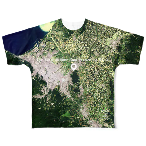 北海道 江別市 Tシャツ 両面 All-Over Print T-Shirt