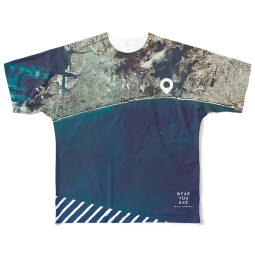 静岡県 湖西市 Tシャツ 両面 All-Over Print T-Shirt