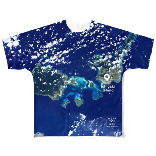 沖縄県 石垣市 Tシャツ 両面 All-Over Print T-Shirt