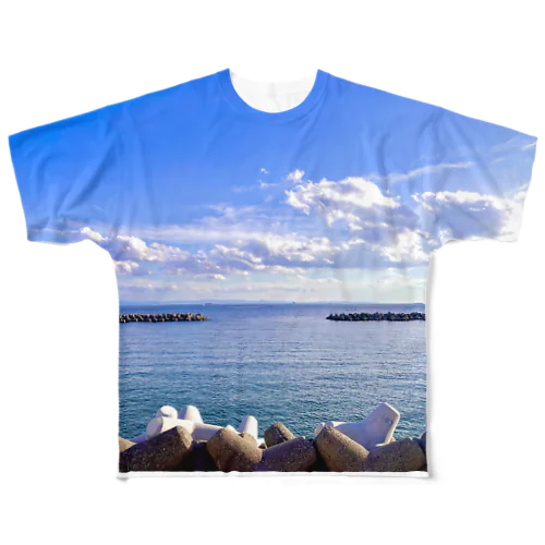 Sea フルグラフィックTシャツ