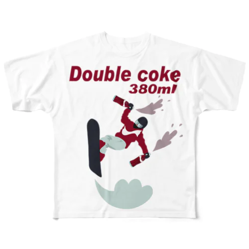 ダブルコーク 380ml プシュー!! フルグラフィックTシャツ