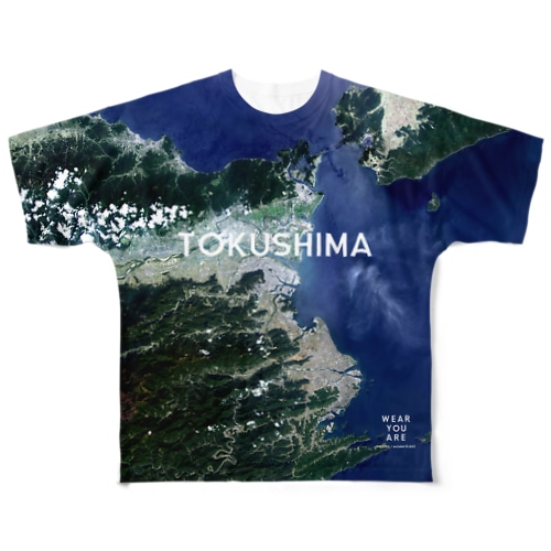 徳島県 徳島市 Tシャツ 両面 All-Over Print T-Shirt