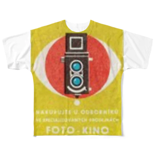 チェコ　二眼カメラ All-Over Print T-Shirt