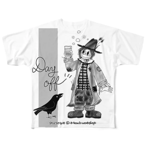 Day off (かかしくんの休日) All-Over Print T-Shirt