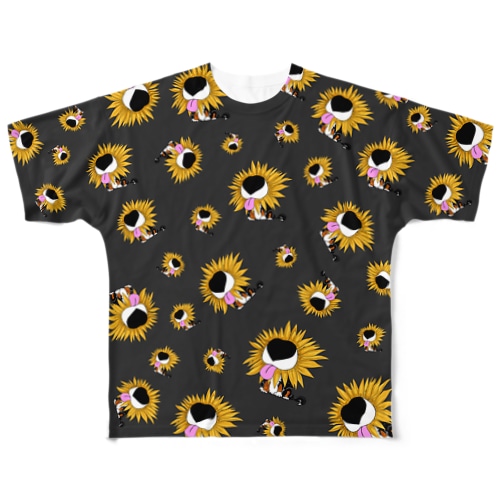 バーニーズの花 All-Over Print T-Shirt