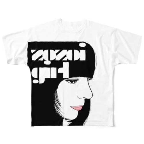 zozoi girl フルグラフィックTシャツ