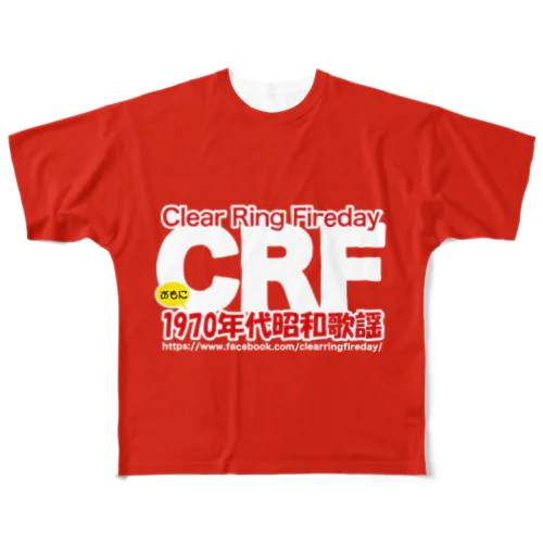 70年代 昭和歌謡 CRF フルグラフィックTシャツ