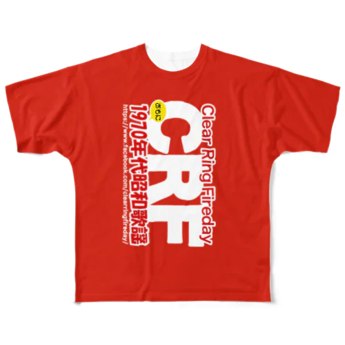 70年代 昭和歌謡 CRF All-Over Print T-Shirt