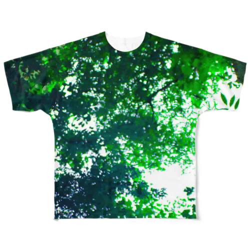 水の中の世界 All-Over Print T-Shirt