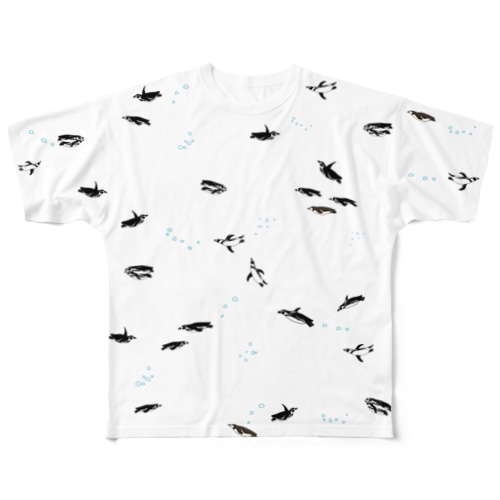 フンボまみれ時々栗まんじゅうのTシャツ All-Over Print T-Shirt