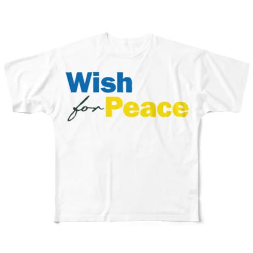 Wish for Peace UKR🇺🇦 フルグラフィックTシャツ