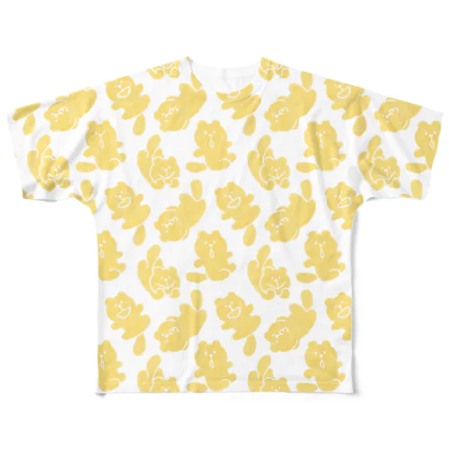 全面総イタチ柄 All-Over Print T-Shirt