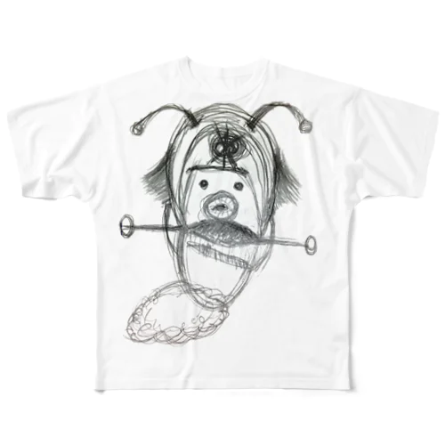 宇宙天使ピコ丸 All-Over Print T-Shirt