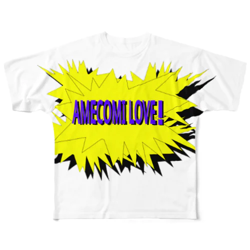 AMECOMI LOVE! フルグラフィックTシャツ