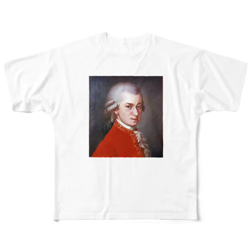 モーツァルト　音楽家 All-Over Print T-Shirt