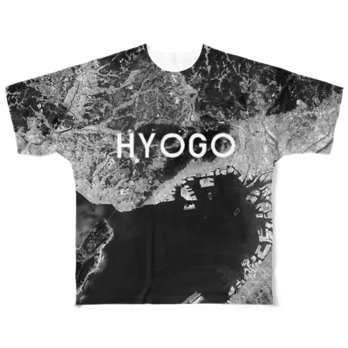 兵庫県 神戸市 Tシャツ 両面 All-Over Print T-Shirt