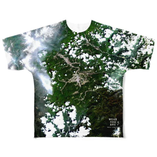 岐阜県 高山市 Tシャツ 両面 All-Over Print T-Shirt