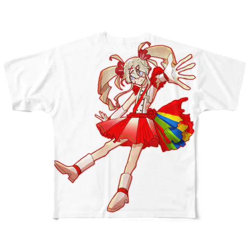 エビ家一周年の「エビちゃん」 All-Over Print T-Shirt