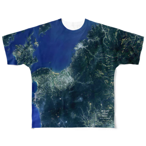 鹿児島県 出水市 Tシャツ 両面 All-Over Print T-Shirt
