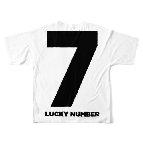 7_LUCKY NUMBER フルグラフィックTシャツ