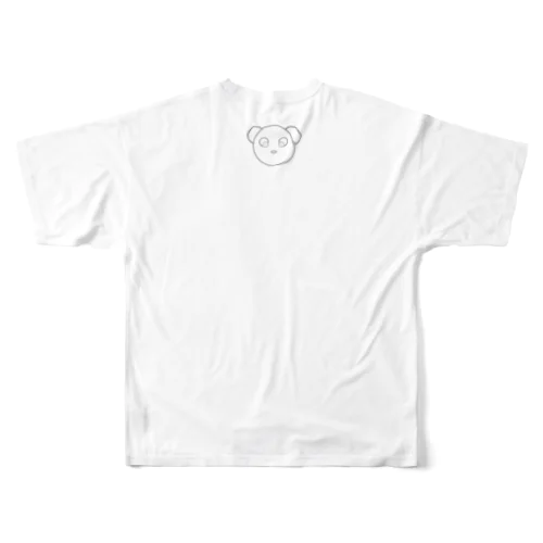 骨太タイプ(bear) フルグラフィックTシャツ