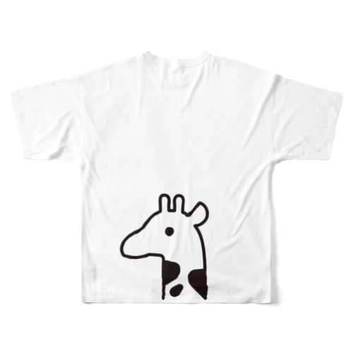 ガッチャンコTシャツ／キリン（子） フルグラフィックTシャツ