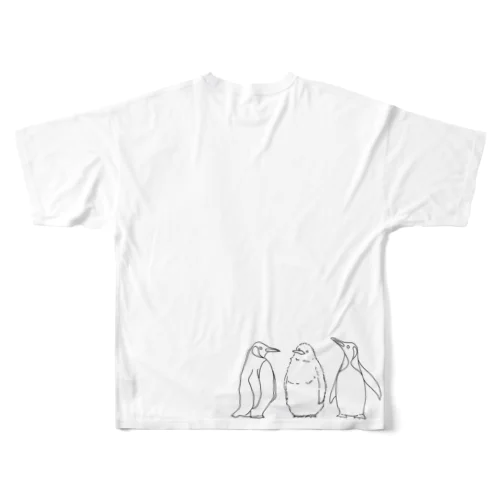ペンギンファミリー All-Over Print T-Shirt