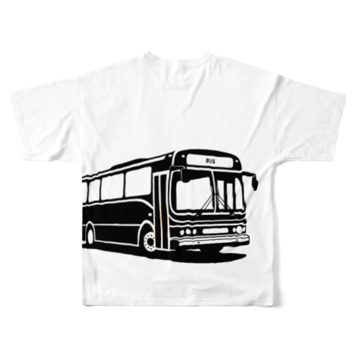 バスシルエット All-Over Print T-Shirt