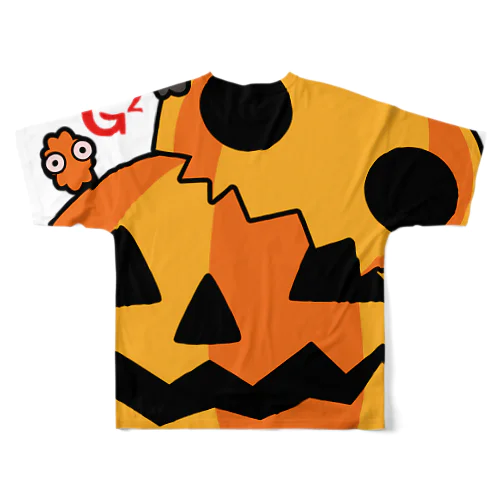 かぼちゃとカボチャのボウシ All-Over Print T-Shirt