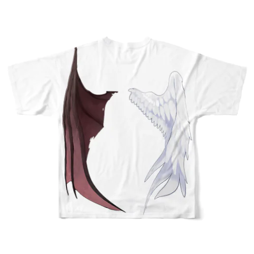 両性 All-Over Print T-Shirt