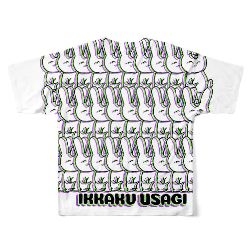 うさぎ-増殖7 All-Over Print T-Shirt