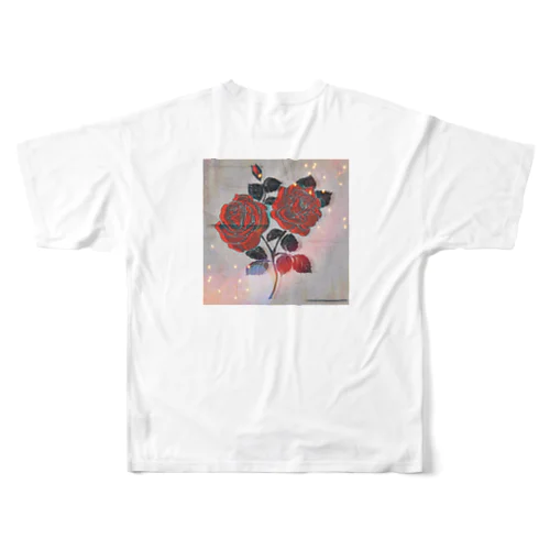 rose All-Over Print T-Shirt