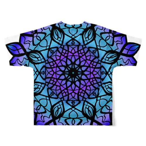 華曼陀羅018 All-Over Print T-Shirt