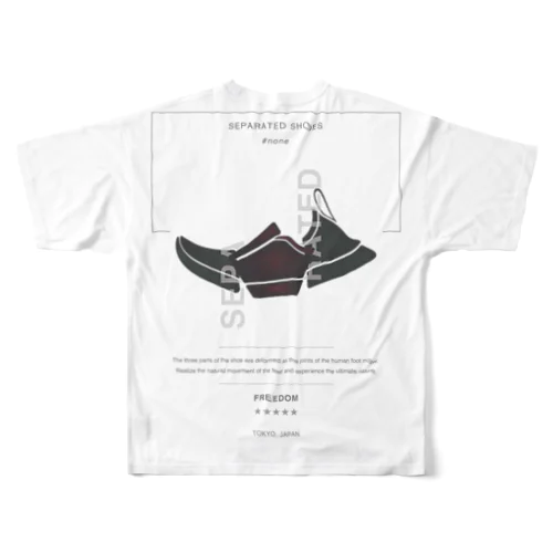 Separated Shoes ll フルグラフィックTシャツ