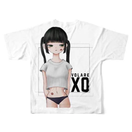 Volare XO  カナちゃん All-Over Print T-Shirt