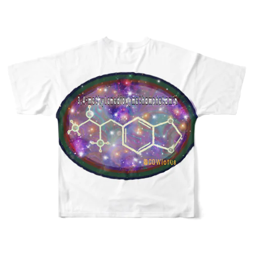 MDMA フルグラフィックTシャツ