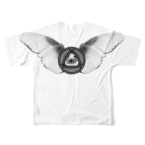 FLY AWAY（バックプリント） フルグラフィックTシャツ