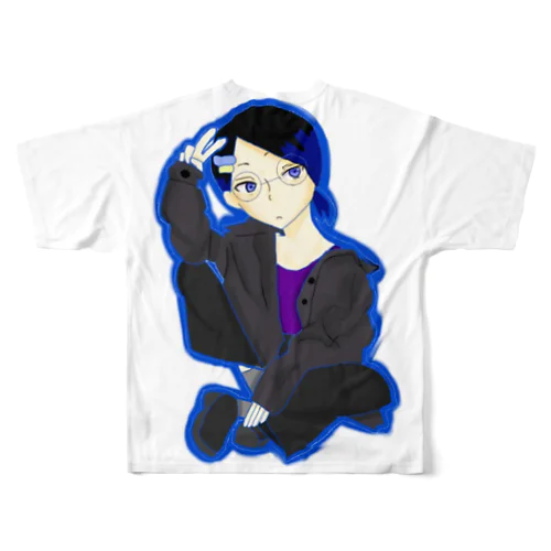 メガネ男子 All-Over Print T-Shirt