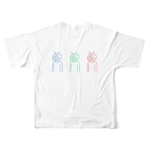 TV Squad Tシャツ フルグラフィックTシャツ