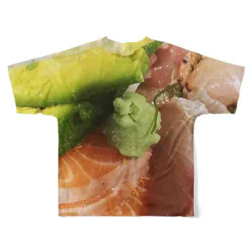 我が家の海鮮丼 フルグラフィックTシャツ