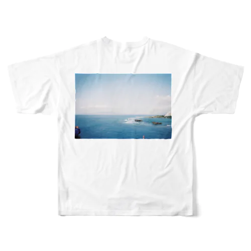 壮大な海 풀그래픽 티셔츠
