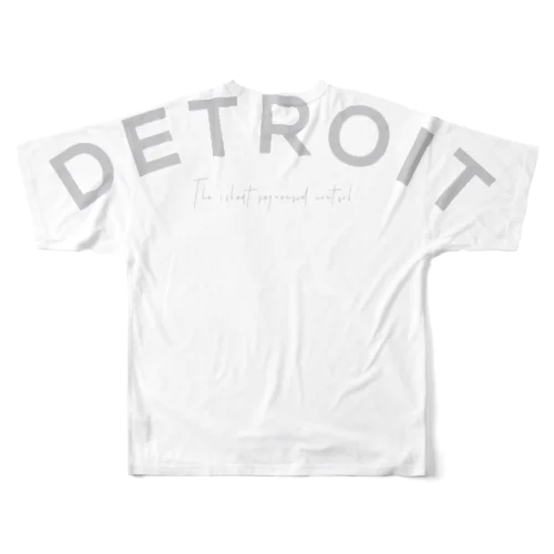 DETROIT TECHNO T-02-gr フルグラフィックTシャツ