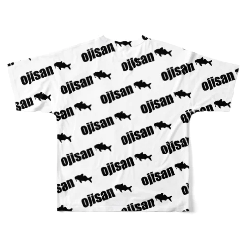 ojisan総柄 フルグラフィックTシャツ