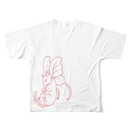 パピヨンミネットさん Original フルグラフィックTシャツ