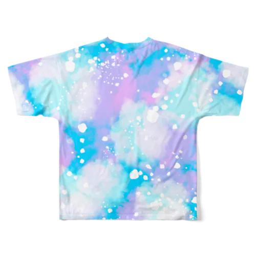 水玉もどき All-Over Print T-Shirt